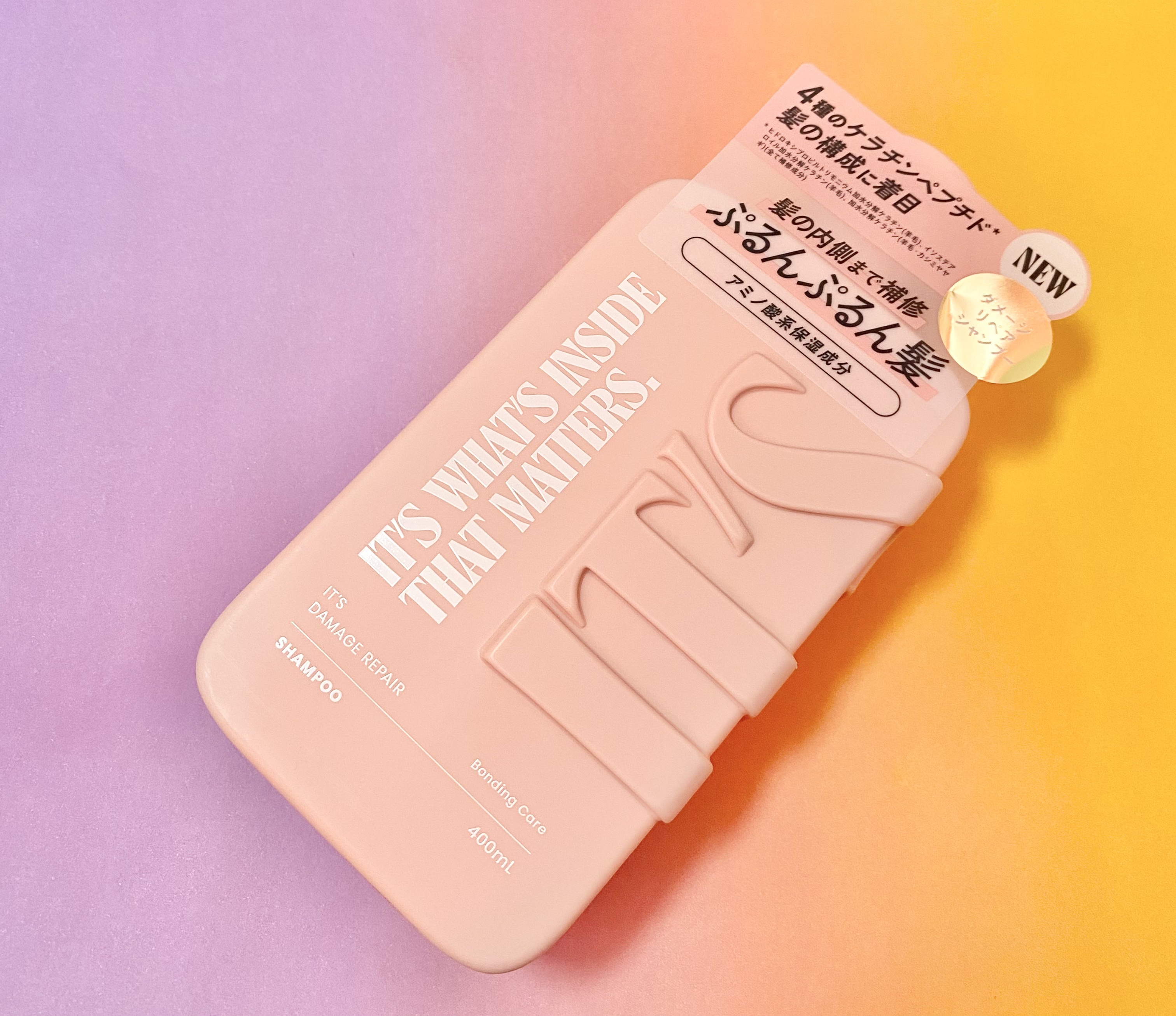 ダメージリペア ボンディングケア シャンプー/トリートメント シャンプー400ml/IT’S WHAT’S INSIDE THAT MATTERS./市販シャンプーを使ったクチコミ（1枚目）