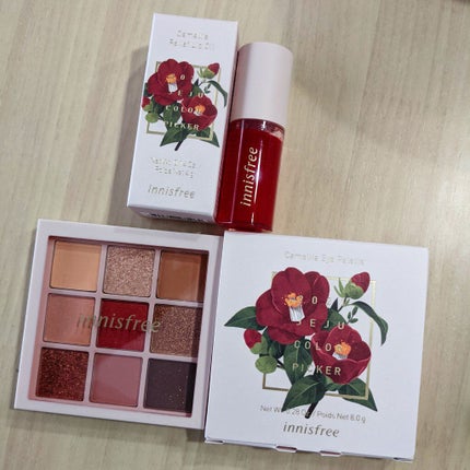 カメリア アイパレット/innisfree/アイシャドウパレットを使ったクチコミ(1枚目)