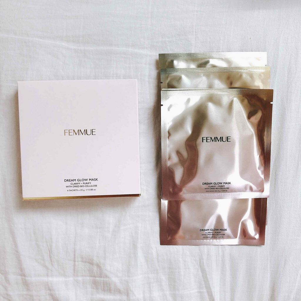 ドリームグロウマスク CP(肌引き締め・ブースター)/FEMMUE/シートマスク・パックを使ったクチコミ（1枚目）
