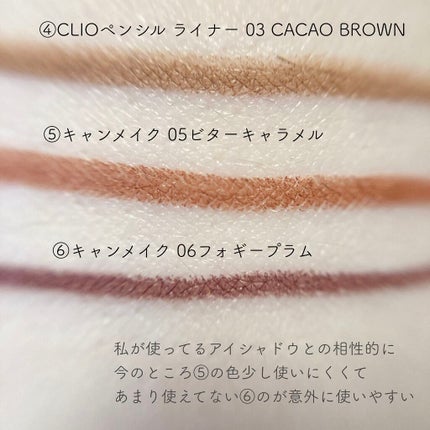 クリーミータッチライナー/キャンメイク/ジェルアイライナーを使ったクチコミ(6枚目)