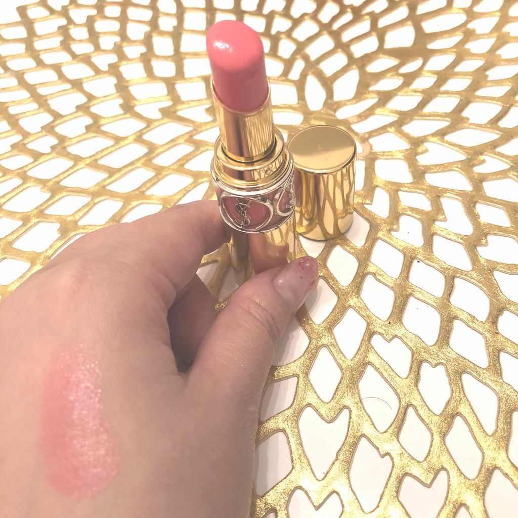 ルージュ ヴォリュプテ シャイン/YVES SAINT LAURENT BEAUTE/口紅を使ったクチコミ(1枚目)