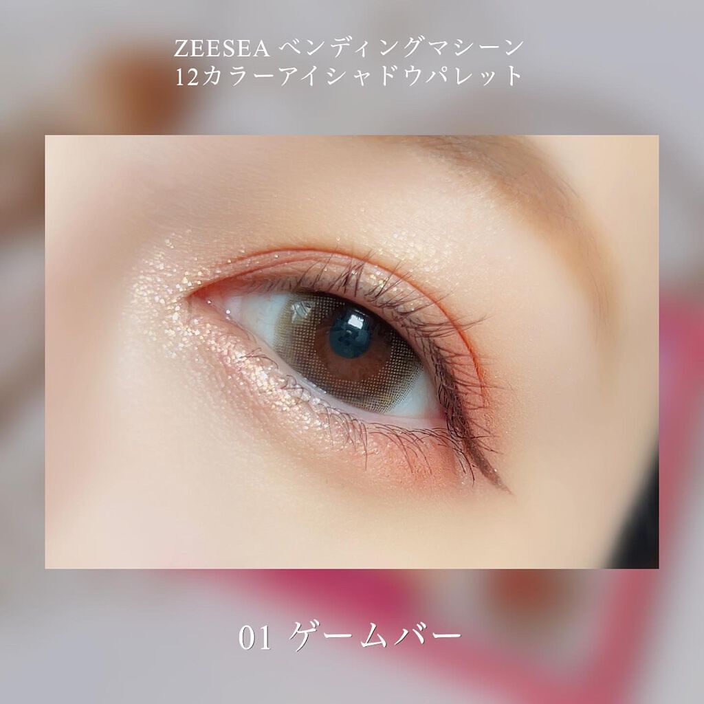 ZEESEA ピクセルシリーズ ベンディングマシーン12カラーアイシャドウパレット/ZEESEA/アイシャドウパレットを使ったクチコミ(9枚目)