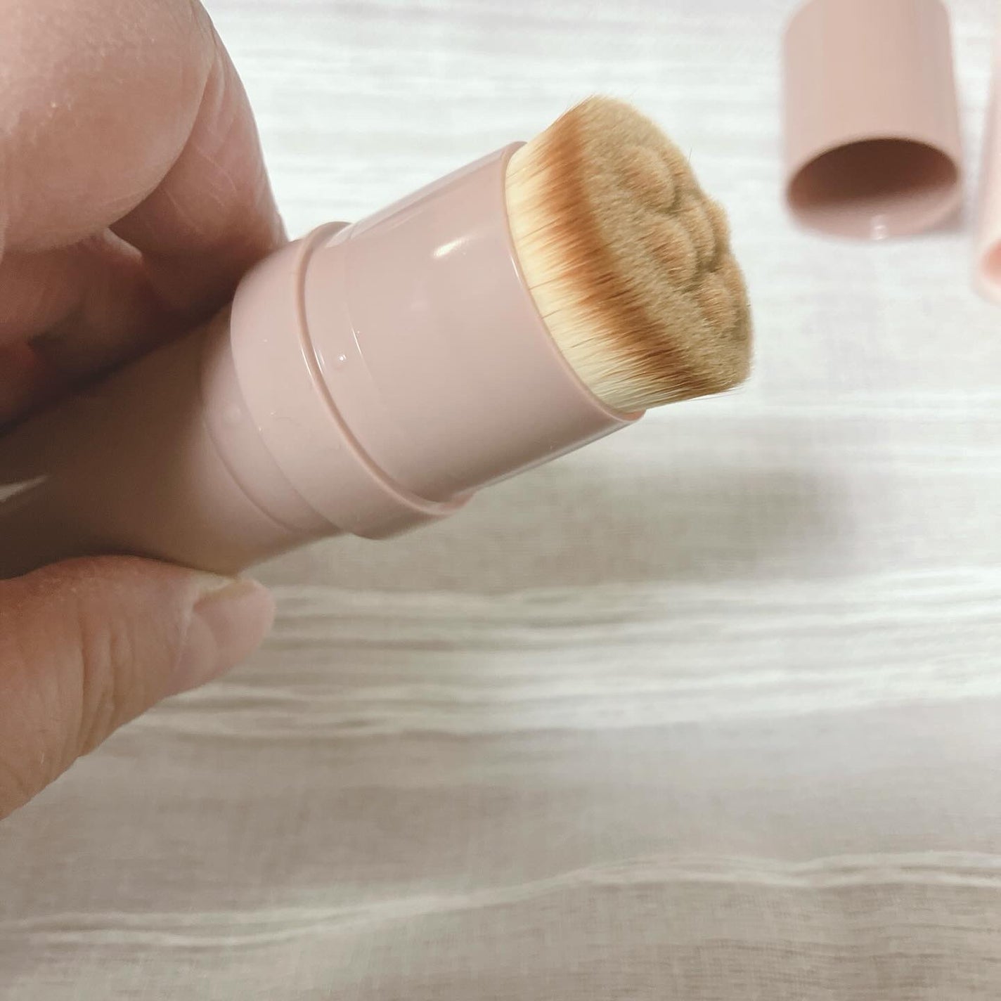 ぷえら on LIPS 「DERMASHARE ヴィーガンナチュラルカバースティックファ..」(4枚目)