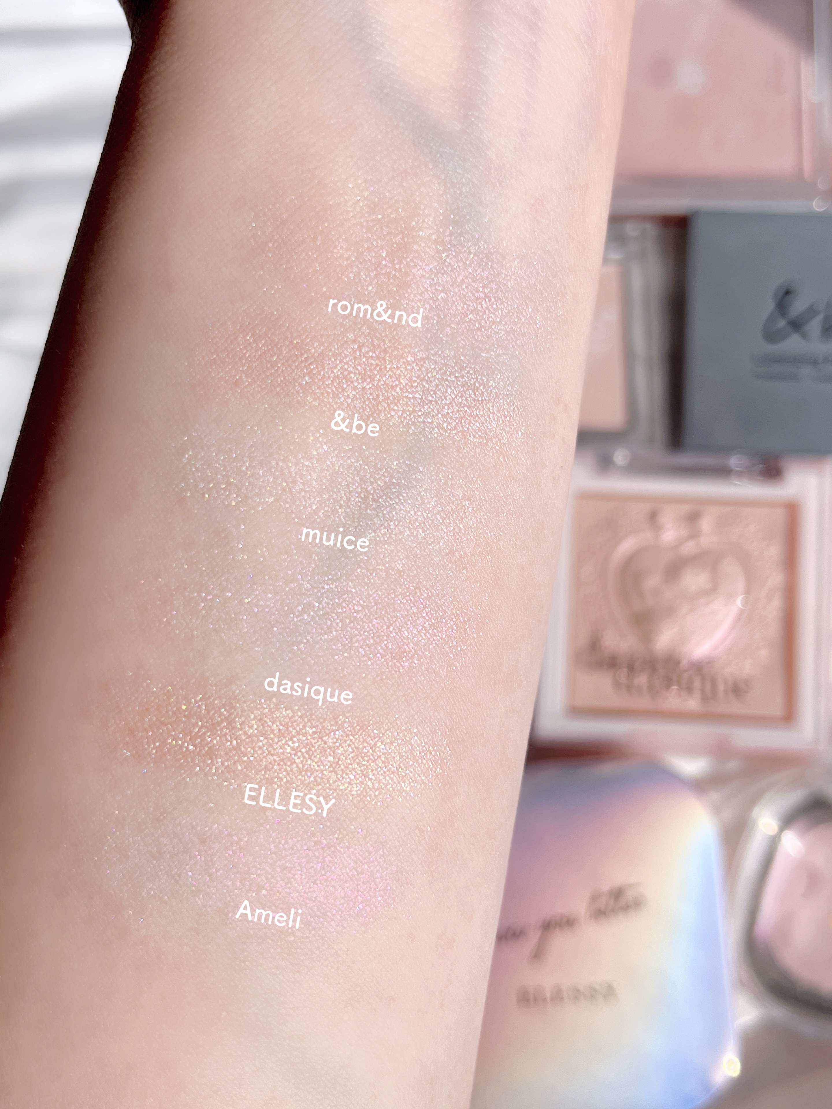 ヴェールライター/rom&nd/パウダーハイライトを使ったクチコミ（3枚目）