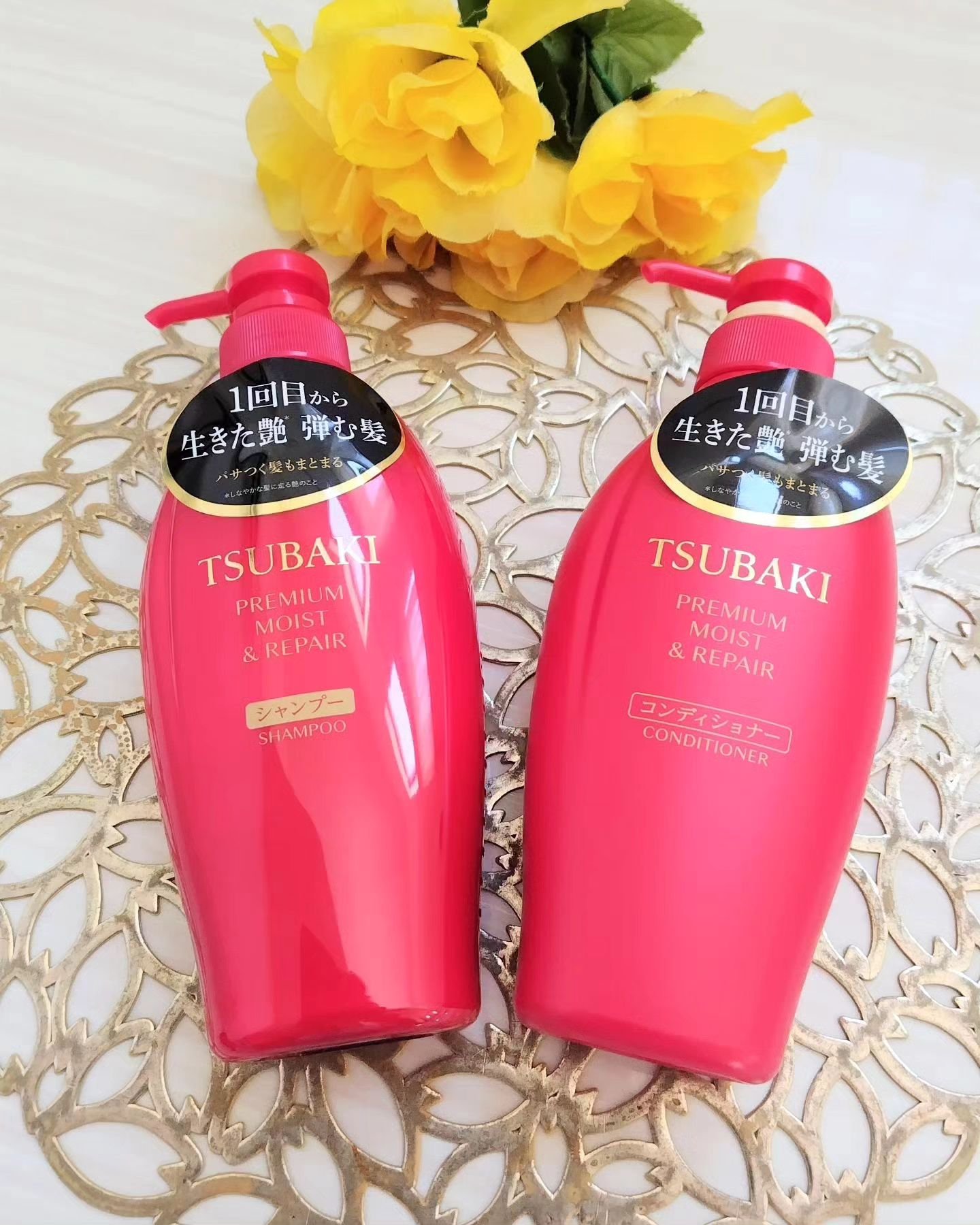 TSUBAKI プレミアム モイスト＆リペア シャンプー/コンディショナー コンディショナー（450mL）/TSUBAKI/市販シャンプーを使ったクチコミ（2枚目）