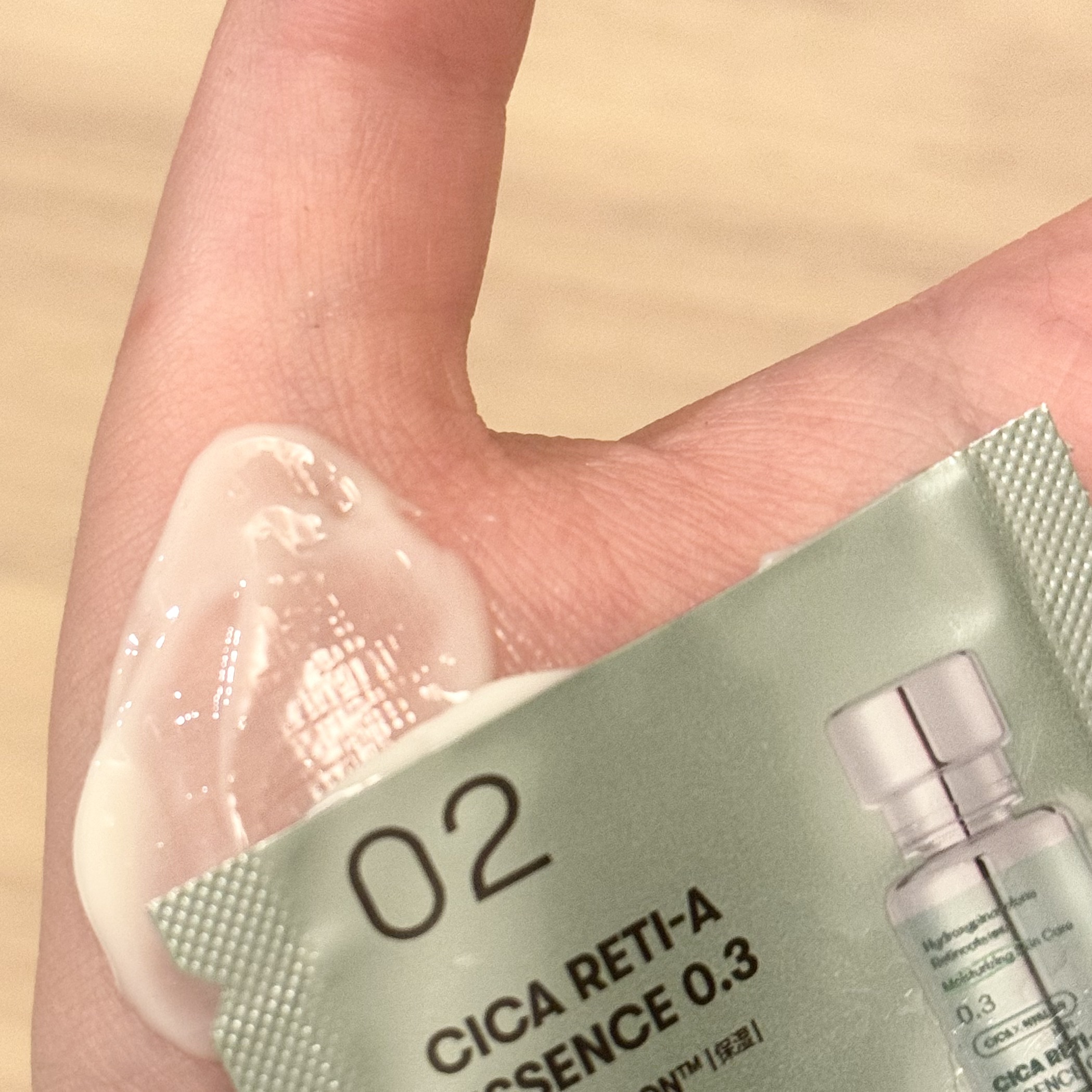 シカ レチA オールインワン 3ステップ マスク (1EA)/VT/その他スキンケアを使ったクチコミ（3枚目）