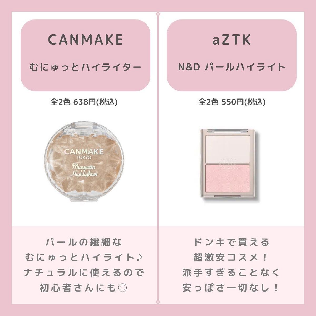 THREE シマリング グロー デュオ/THREE/クリームハイライトを使ったクチコミ(4枚目)