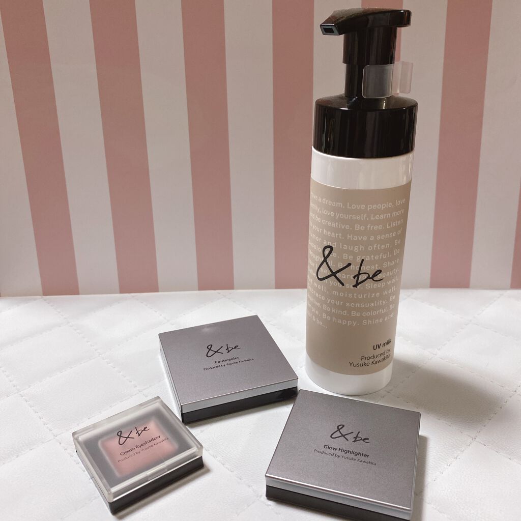 &be グロウハイライター/＆be/クリームハイライトを使ったクチコミ（1枚目）