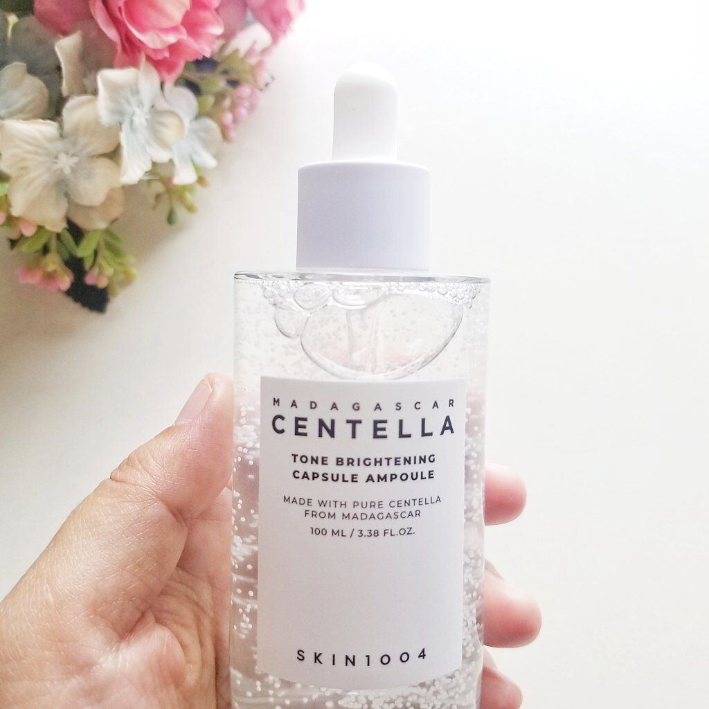 トーンブライトニング カプセルアンプル/SKIN1004/美容液を使ったクチコミ(3枚目)