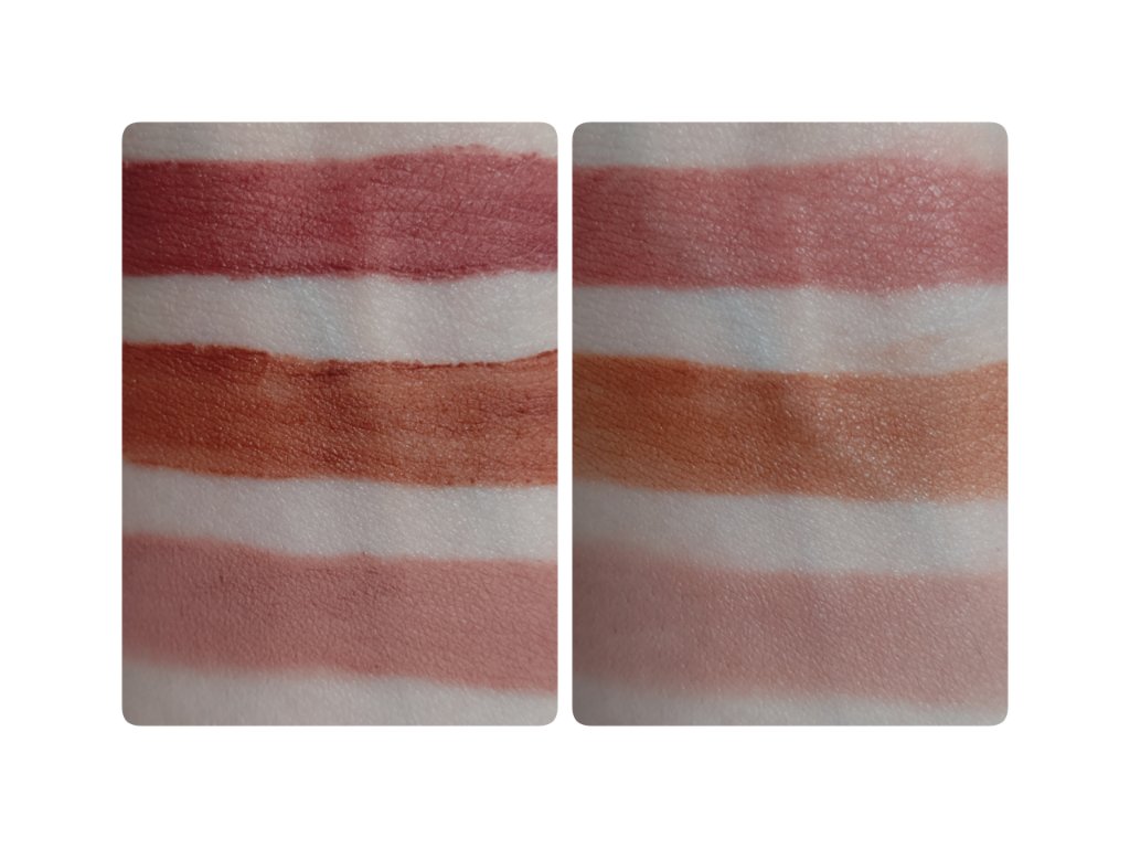 スーパーマットリップ＆チークマッド EM06 人気者オレンジ/INTO U/口紅を使ったクチコミ（2枚目）