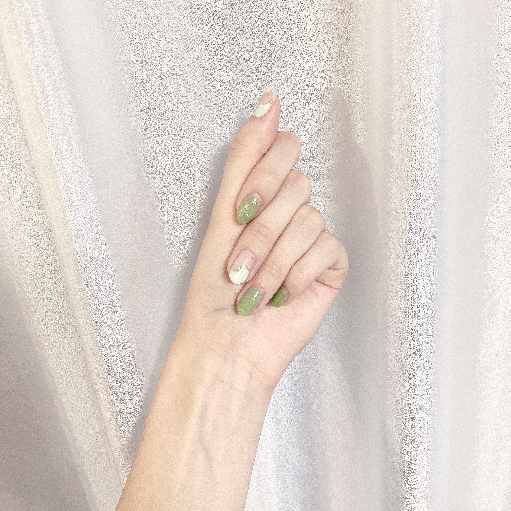 ジェルネイル（ライト対応）/セリア/ジェルネイルを使ったクチコミ（2枚目）