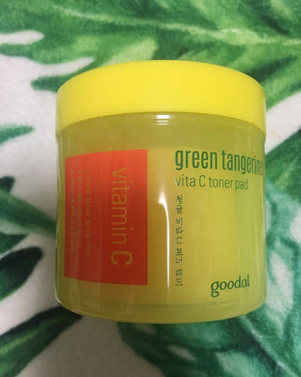 グリーンタンジェリン ビタCダークスポットケアパッド/goodal/トナーパッドを使ったクチコミ(1枚目)