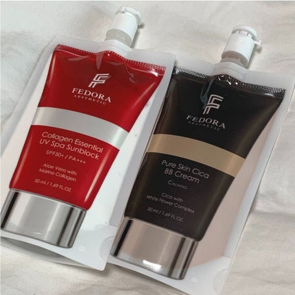 コラーゲン エッセンシャル UV スパ サンブロック/FEDORA AESTHETIC/日焼け止めクリームを使ったクチコミ(1枚目)