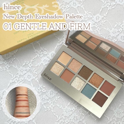 ニューデップスアイシャドウパレット/hince/アイシャドウパレットを使ったクチコミ(1枚目)