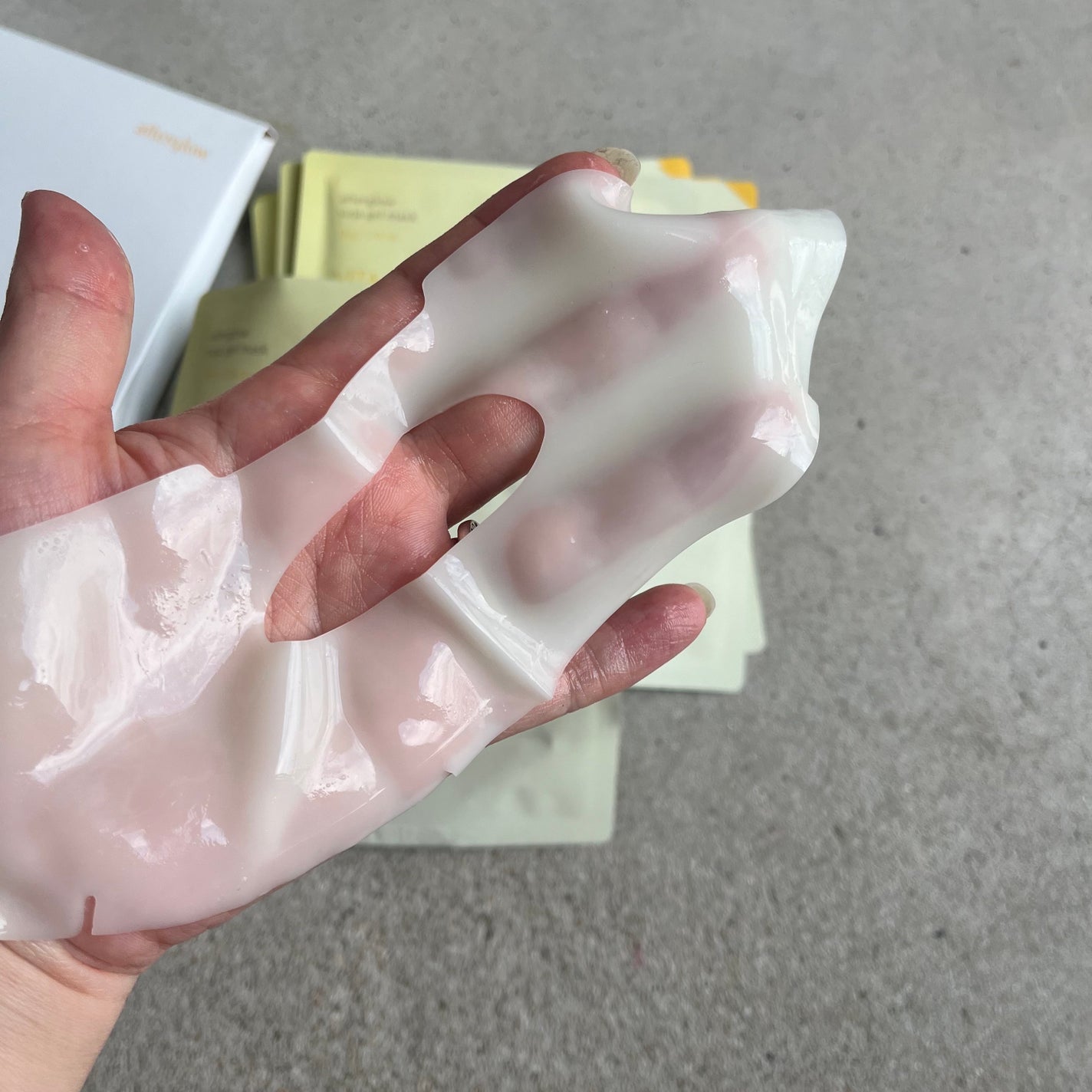 ラビューム アフターグロウ ゆずゲルマスク/Luvum/シートマスク・パックを使ったクチコミ(3枚目)