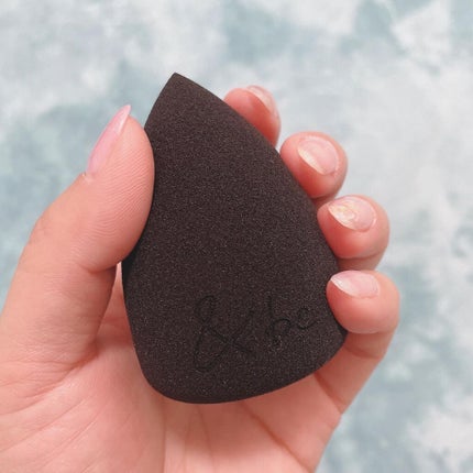 &be ブラックスポンジ/&be/パフ・スポンジを使ったクチコミ(1枚目)