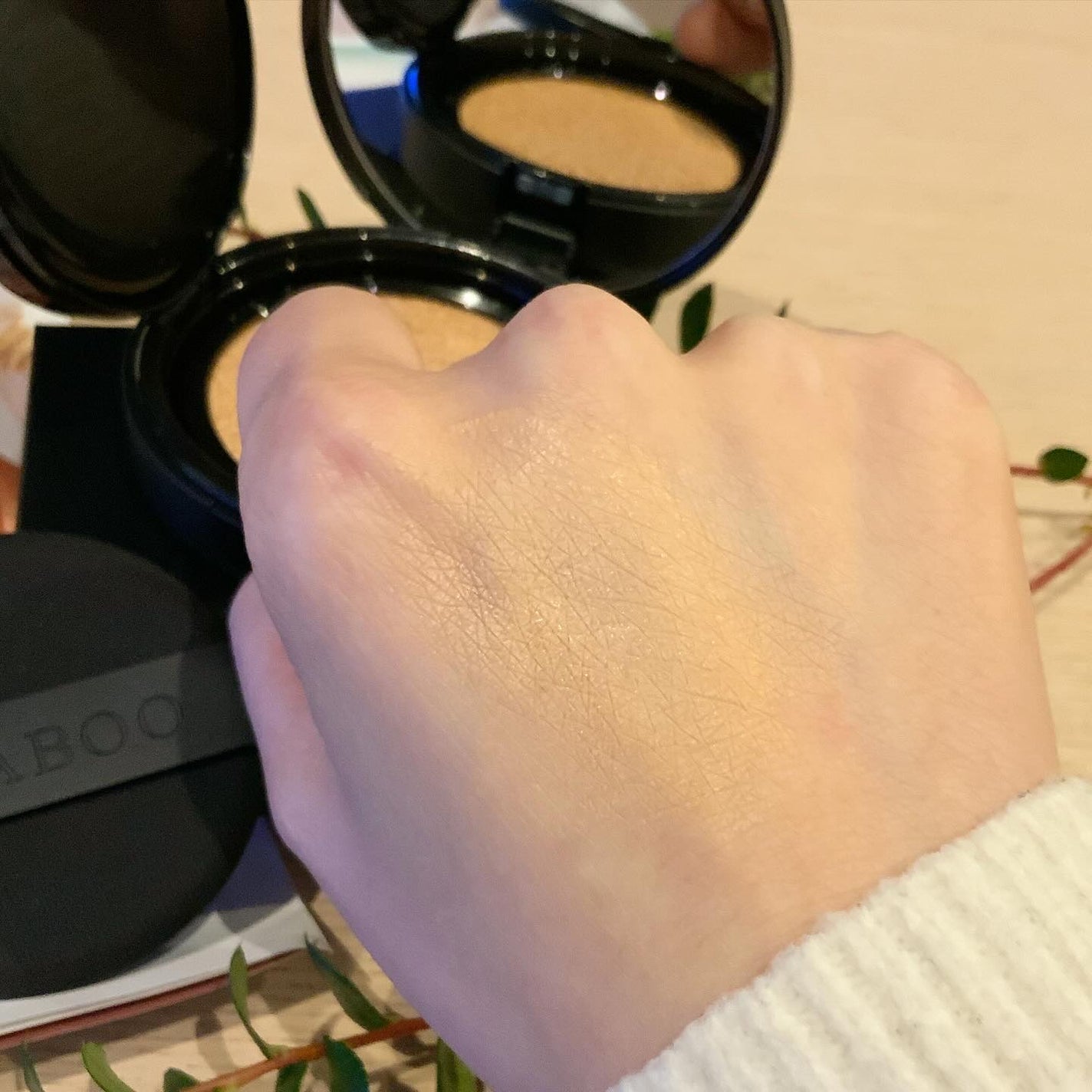 ベルベットジュエルクッション/BIVABOO/クッションファンデーションを使ったクチコミ(7枚目)