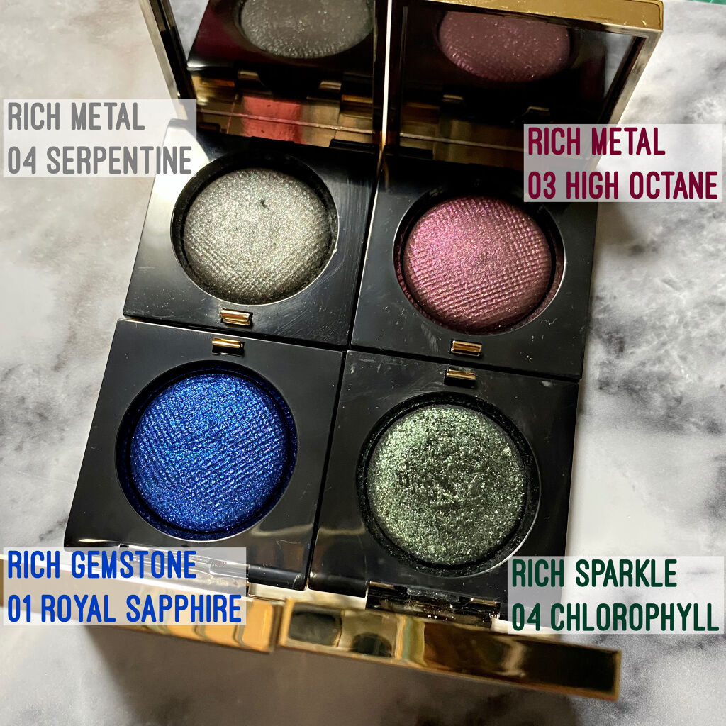 リュクスアイシャドウ 03 ハイオクタン(リッチ メタル)/BOBBI BROWN/単色アイシャドウを使ったクチコミ（2枚目）