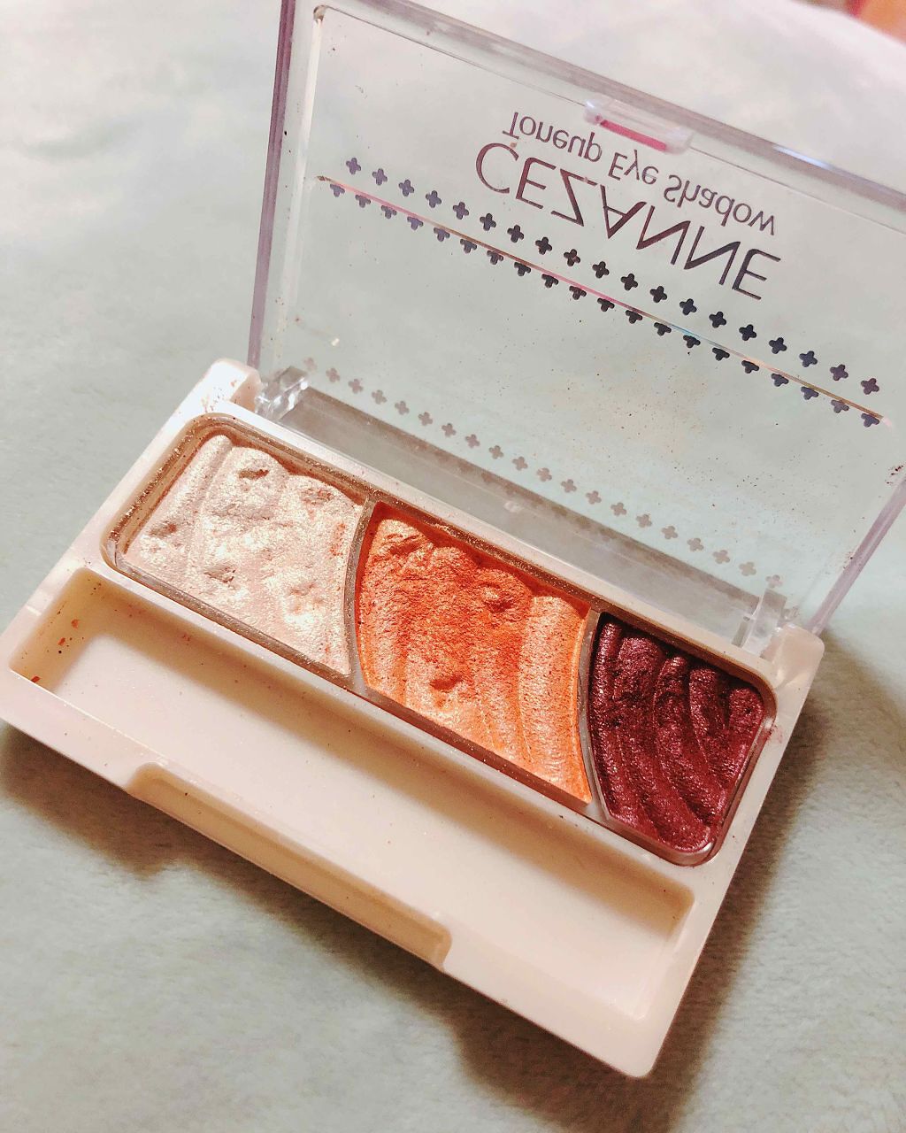 トーンアップアイシャドウ/CEZANNE/アイシャドウパレットを使ったクチコミ(1枚目)