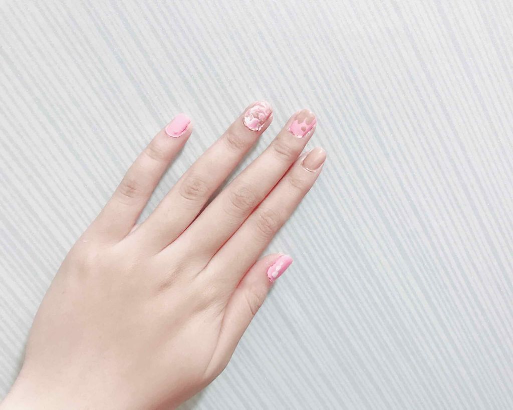 SHジェルネイル(ライト不要)/セリア/ジェルネイルを使ったクチコミ(2枚目)