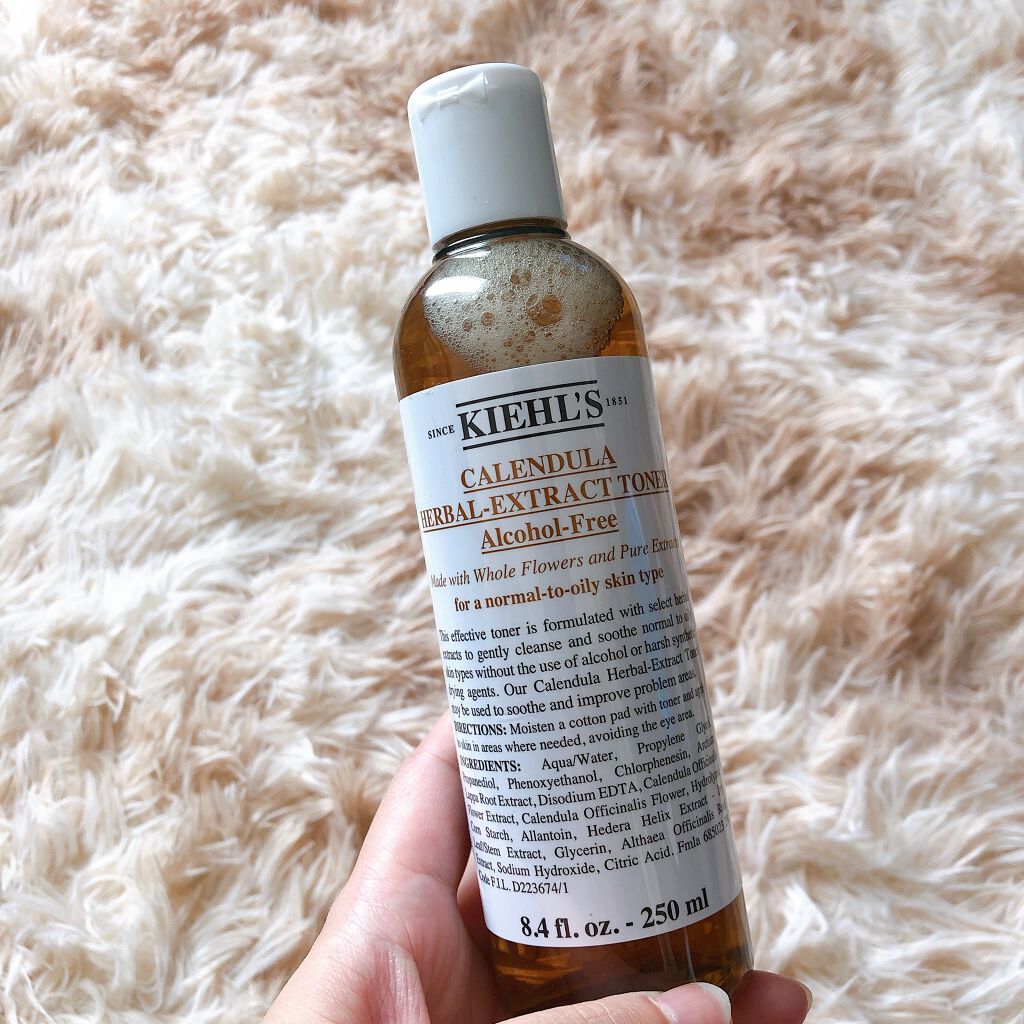 キールズ ハーバル トナー CL アルコールフリー/Kiehl's/化粧水を使ったクチコミ（1枚目）