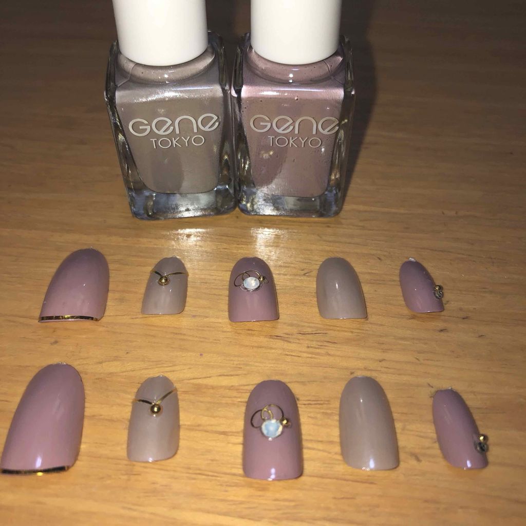 gene TOKYO ネイル/DAISO/マニキュアを使ったクチコミ（1枚目）