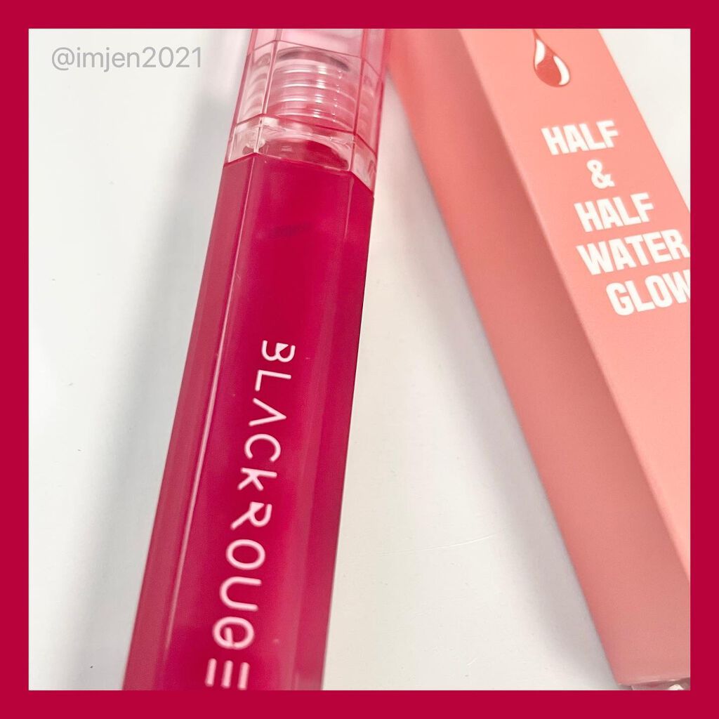 ハーフアンドハーフ ウォーターグロウ​/BLACK ROUGE/口紅を使ったクチコミ（3枚目）