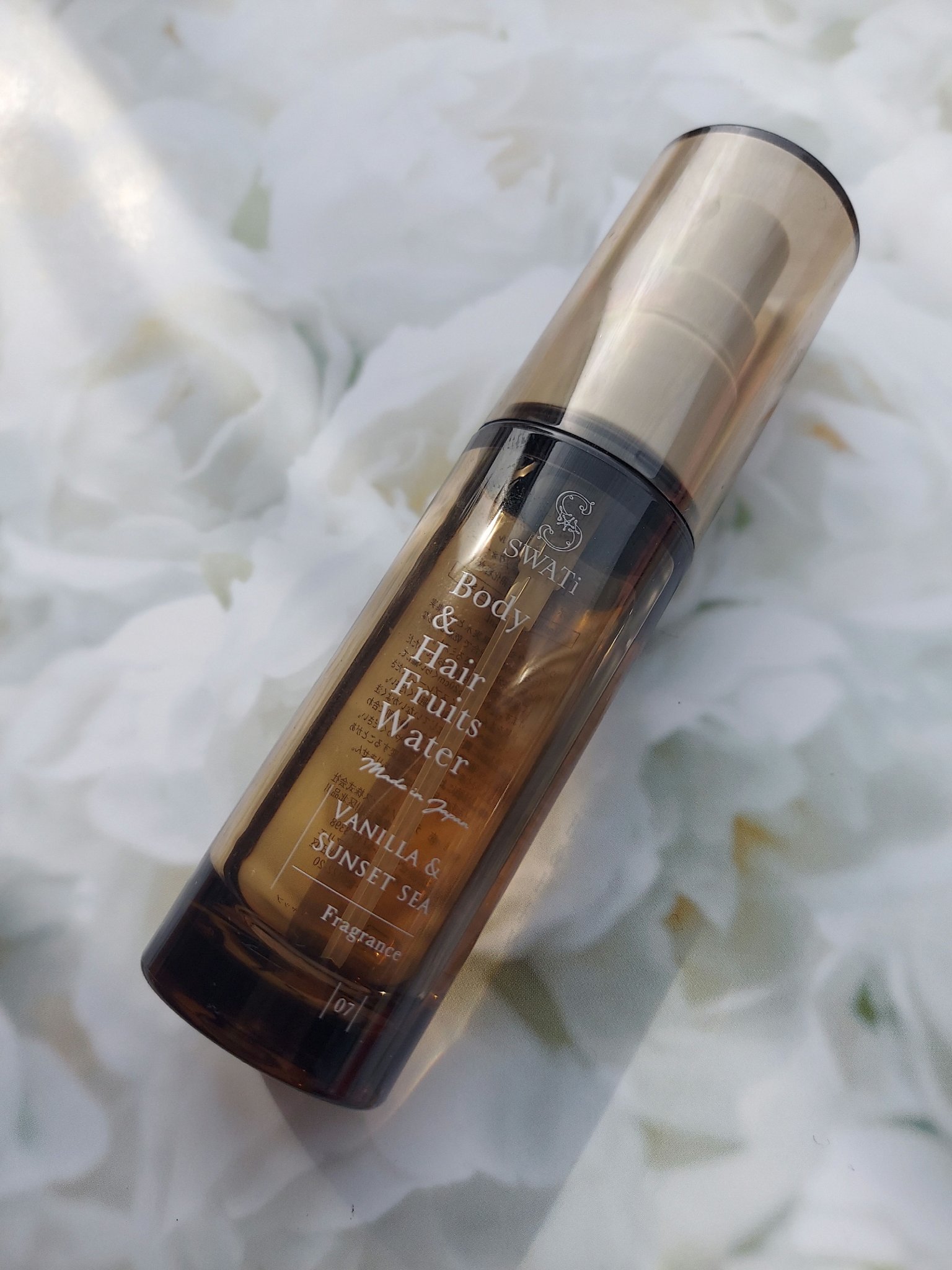 Body＆Hair Fruits Water(Vanilla & Sunset sea)/SWATi MARBLe/ボディローションを使ったクチコミ（1枚目）