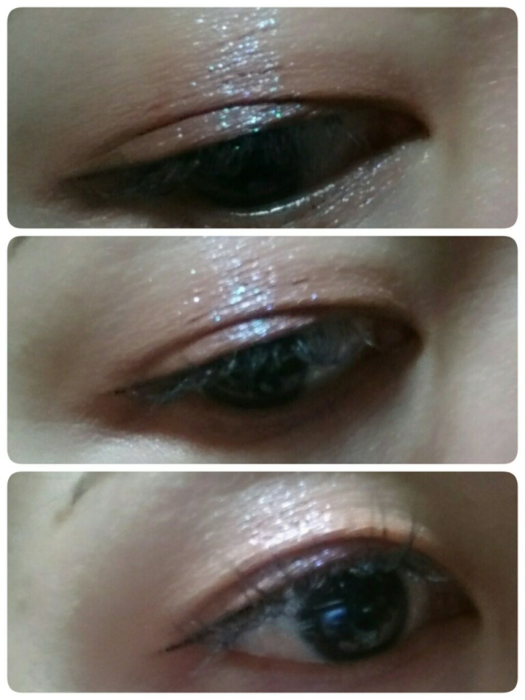 クリスタルホイップス ロングウェアリング シマ—リング アイシャドウ/Too Faced/リキッドアイシャドウを使ったクチコミ（2枚目）