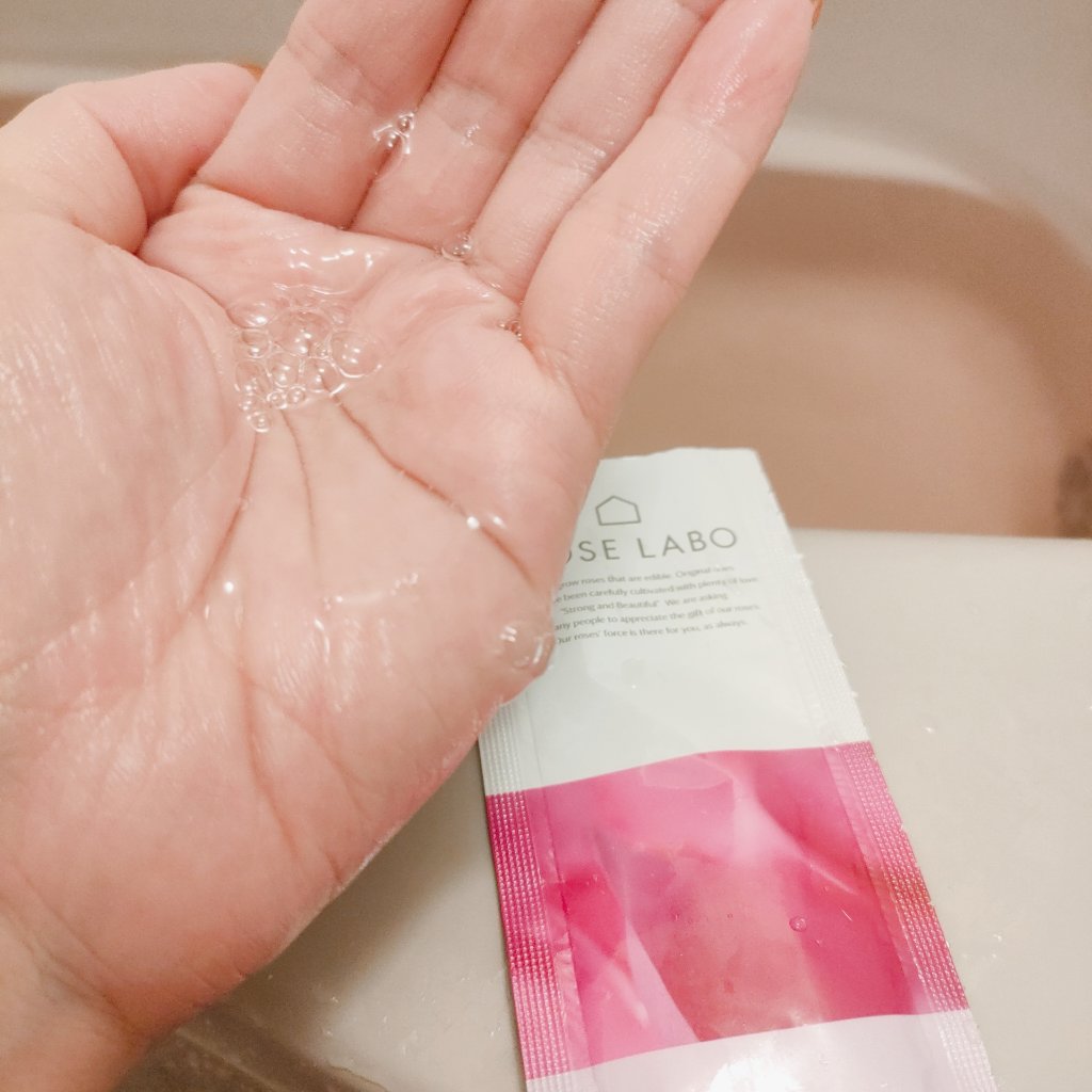 ローズリラックスシャンプー&トリートメント トライアル 1回分/ROSE LABO/市販シャンプーを使ったクチコミ（3枚目）