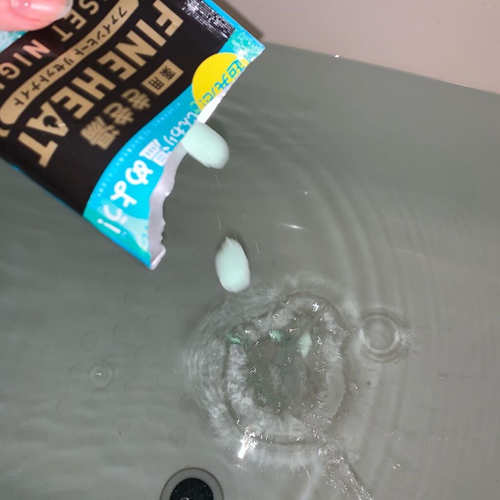 きき湯 ファインヒート リセットナイト/きき湯/炭酸系入浴剤を使ったクチコミ（2枚目）