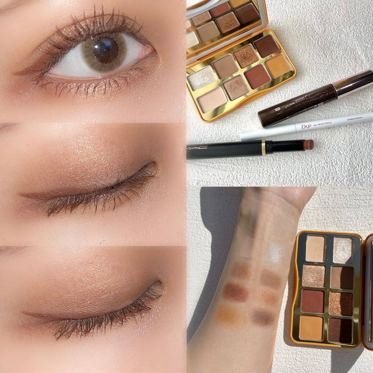 ホット バタード ラム ミニ アイシャドウ パレット/Too Faced/アイシャドウパレットを使ったクチコミ（1枚目）