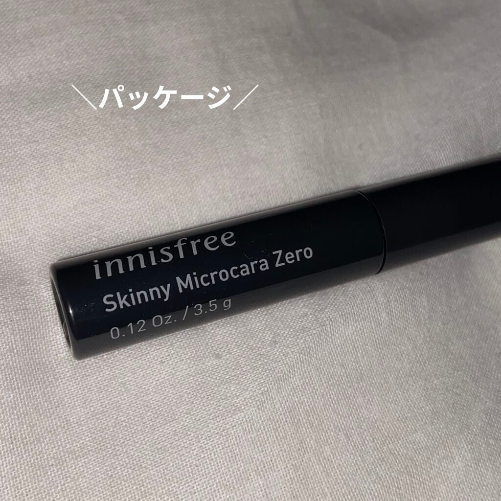 スキニー マイクロカラ ゼロ/innisfree/マスカラを使ったクチコミ(2枚目)