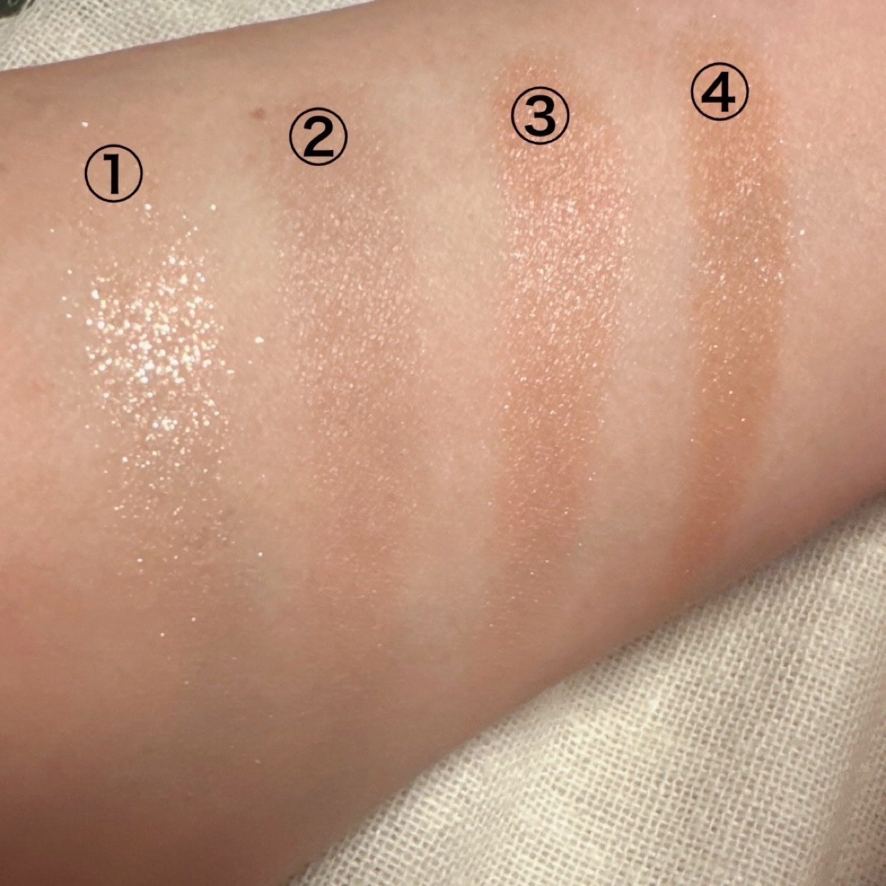 アディクション　ザ アイシャドウ パレット 001 Cashmere Dream/ADDICTION/アイシャドウパレットを使ったクチコミ（3枚目）