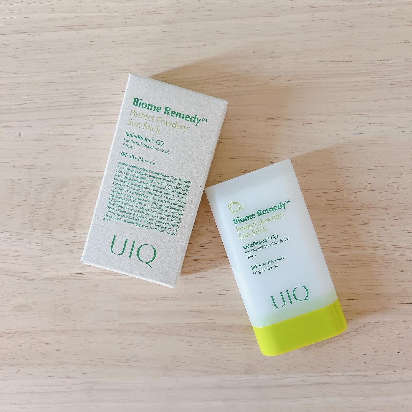 バイオームパーフェクトさらさらUVスティック/UIQ/日焼け止めスティックを使ったクチコミ（1枚目）