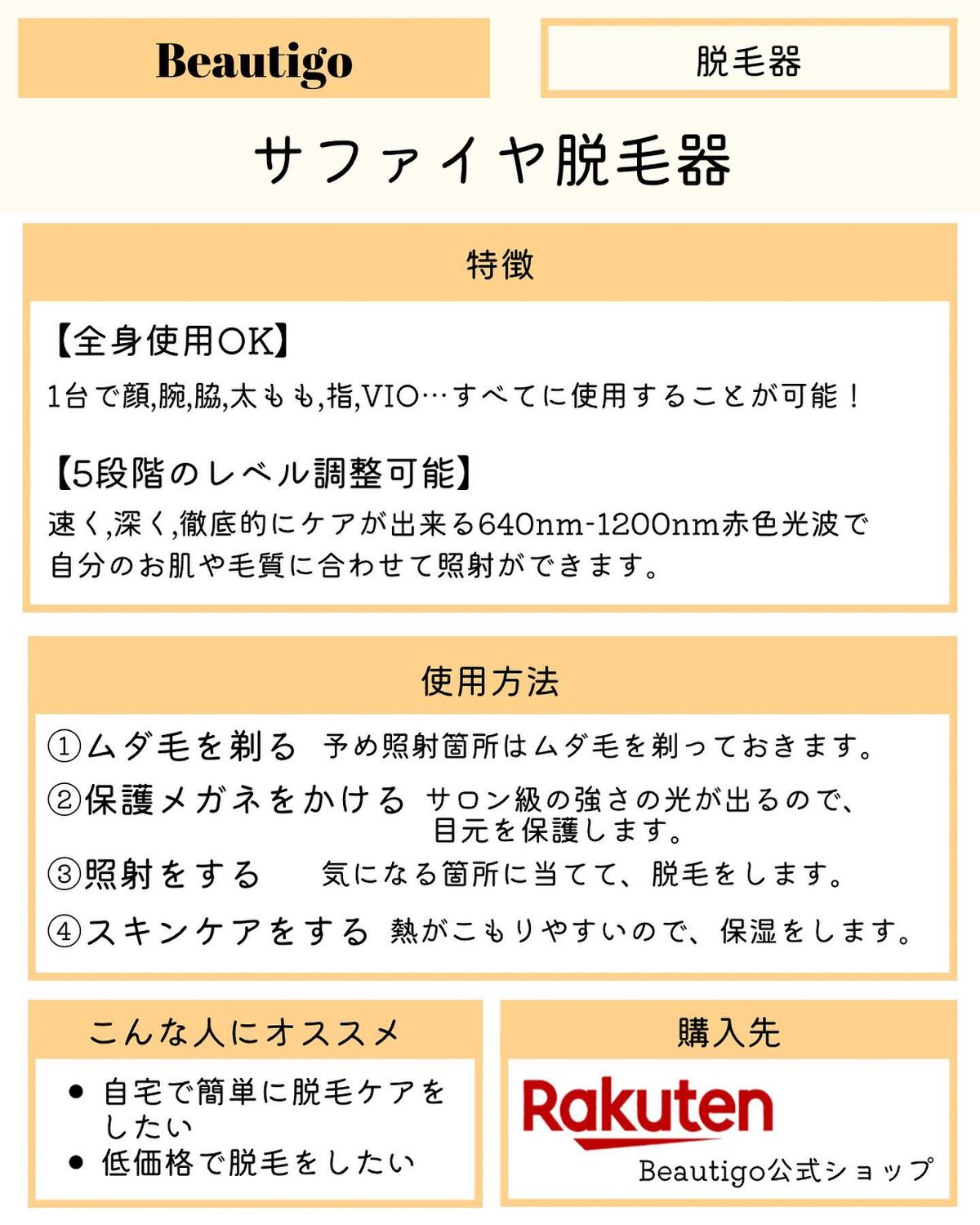 サファイアIPL脱毛器　/yete/家庭用脱毛器を使ったクチコミ（2枚目）
