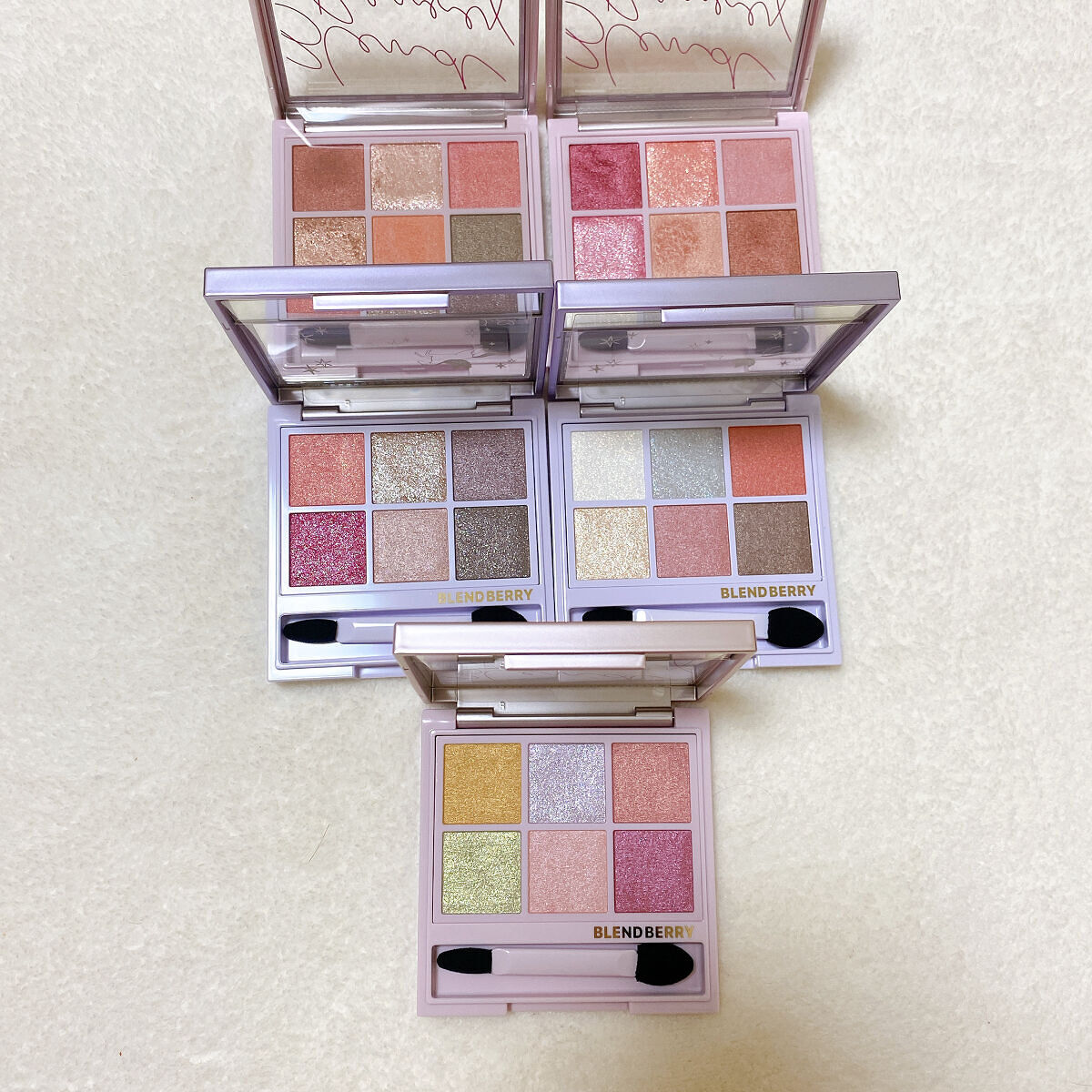 オーラクリエイション/BLEND BERRY/アイシャドウパレットを使ったクチコミ（2枚目）