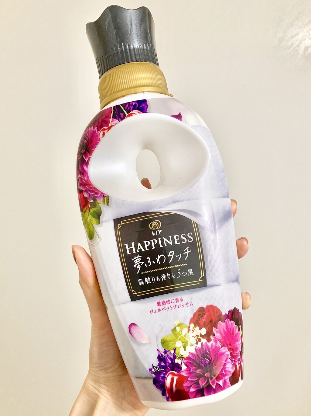 レノアハピネス 夢ふわタッチ ヴェルベットブロッサム/レノア/柔軟剤を使ったクチコミ（2枚目）