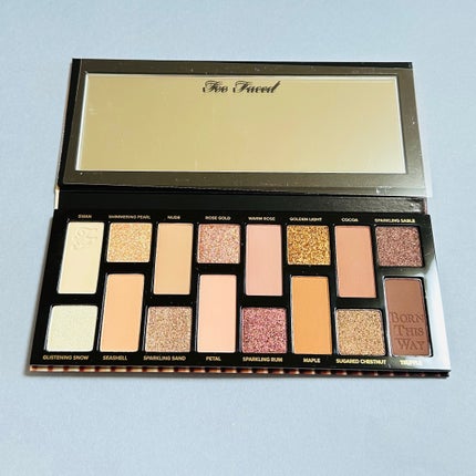 ボーン ディス ウェイ ザ ナチュラル ヌード アイシャドウ パレット/Too Faced/アイシャドウパレットを使ったクチコミ(3枚目)