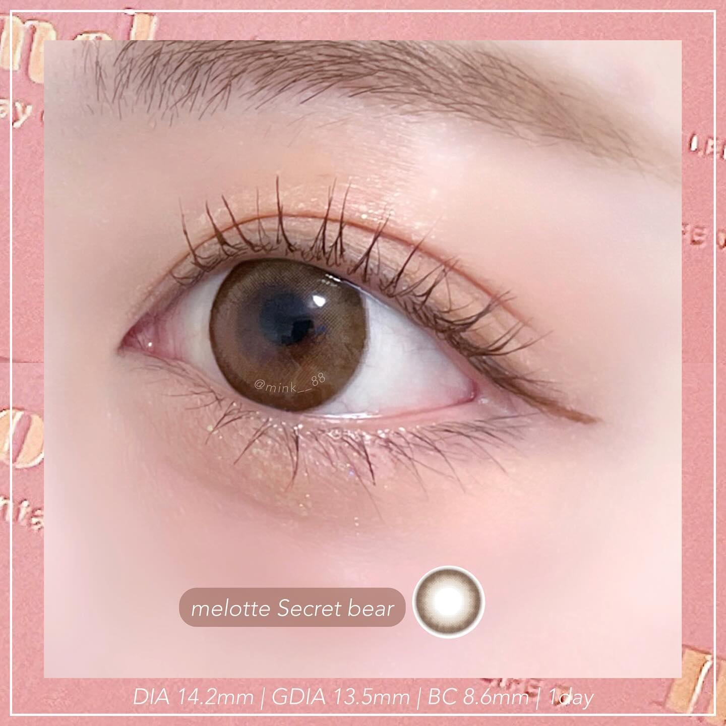 melotte 1day シークレットベア/melotte/ワンデー（１DAY）カラコンを使ったクチコミ（2枚目）