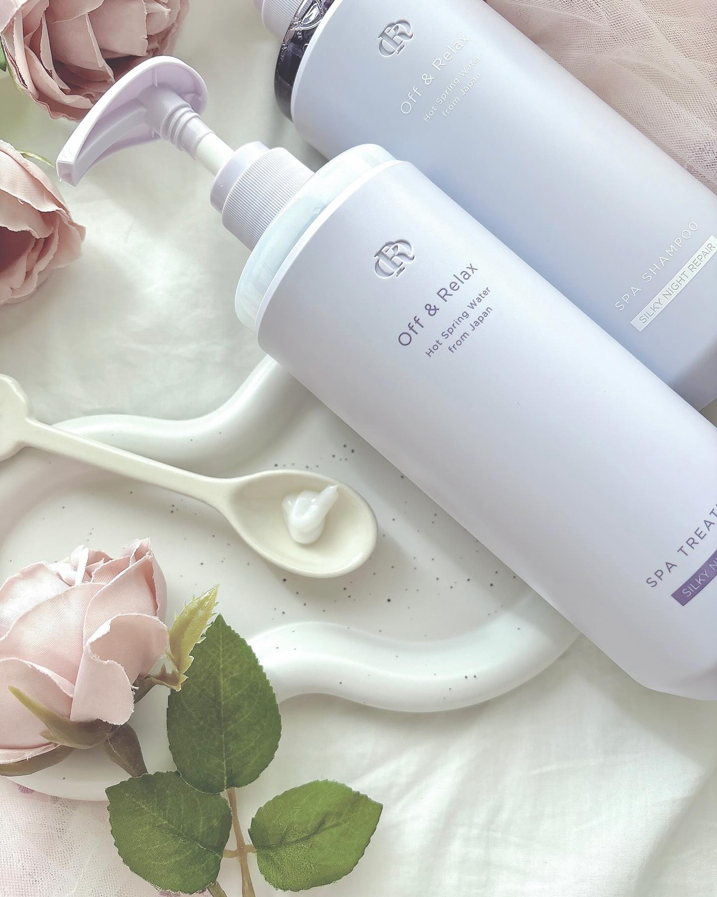 ＯＲ スパ・シャンプー／ヘアトリートメント シルキーナイトリペア/Off&Relax/市販シャンプーを使ったクチコミ（3枚目）