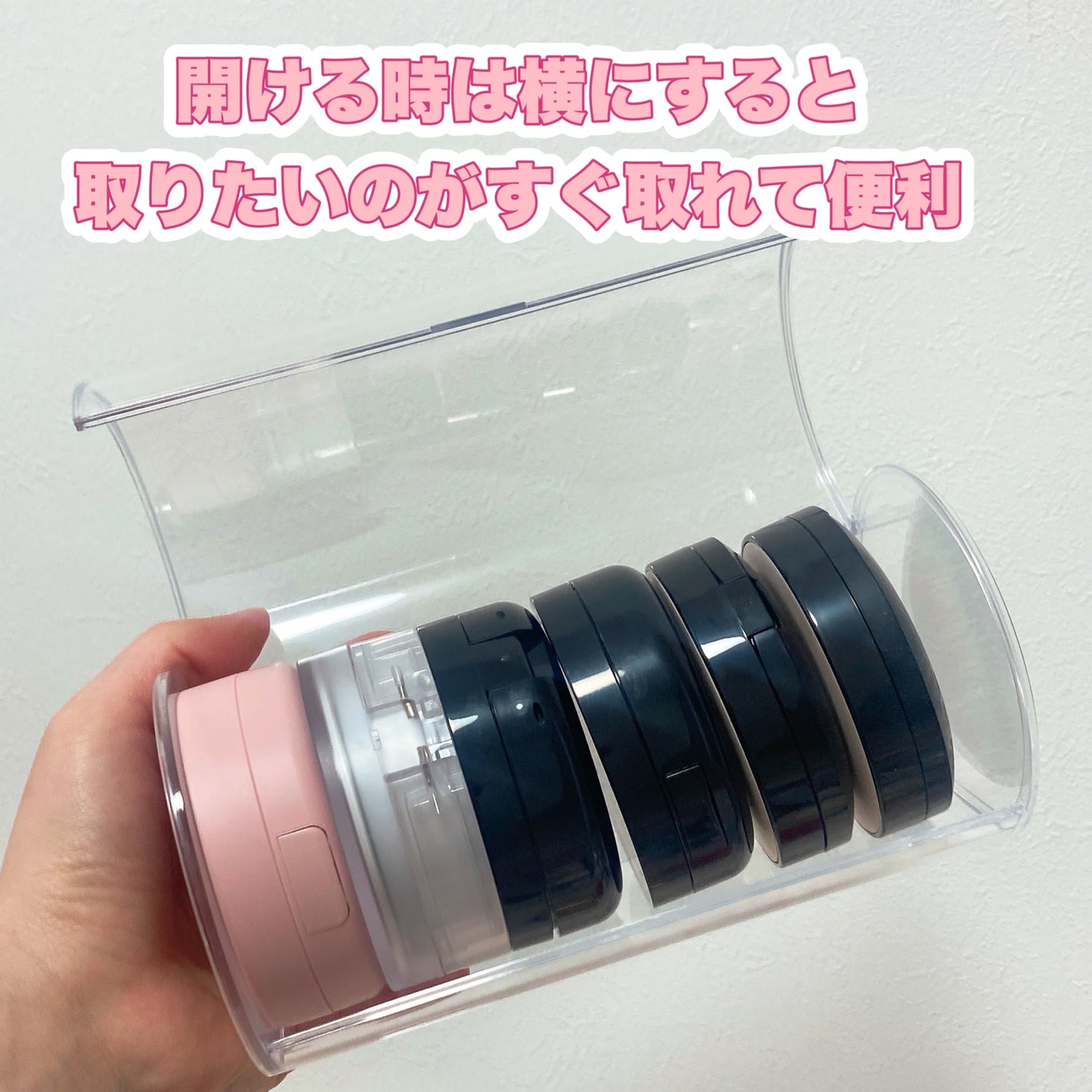 ディスプレイケース 円柱型/DAISO/その他を使ったクチコミ(5枚目)