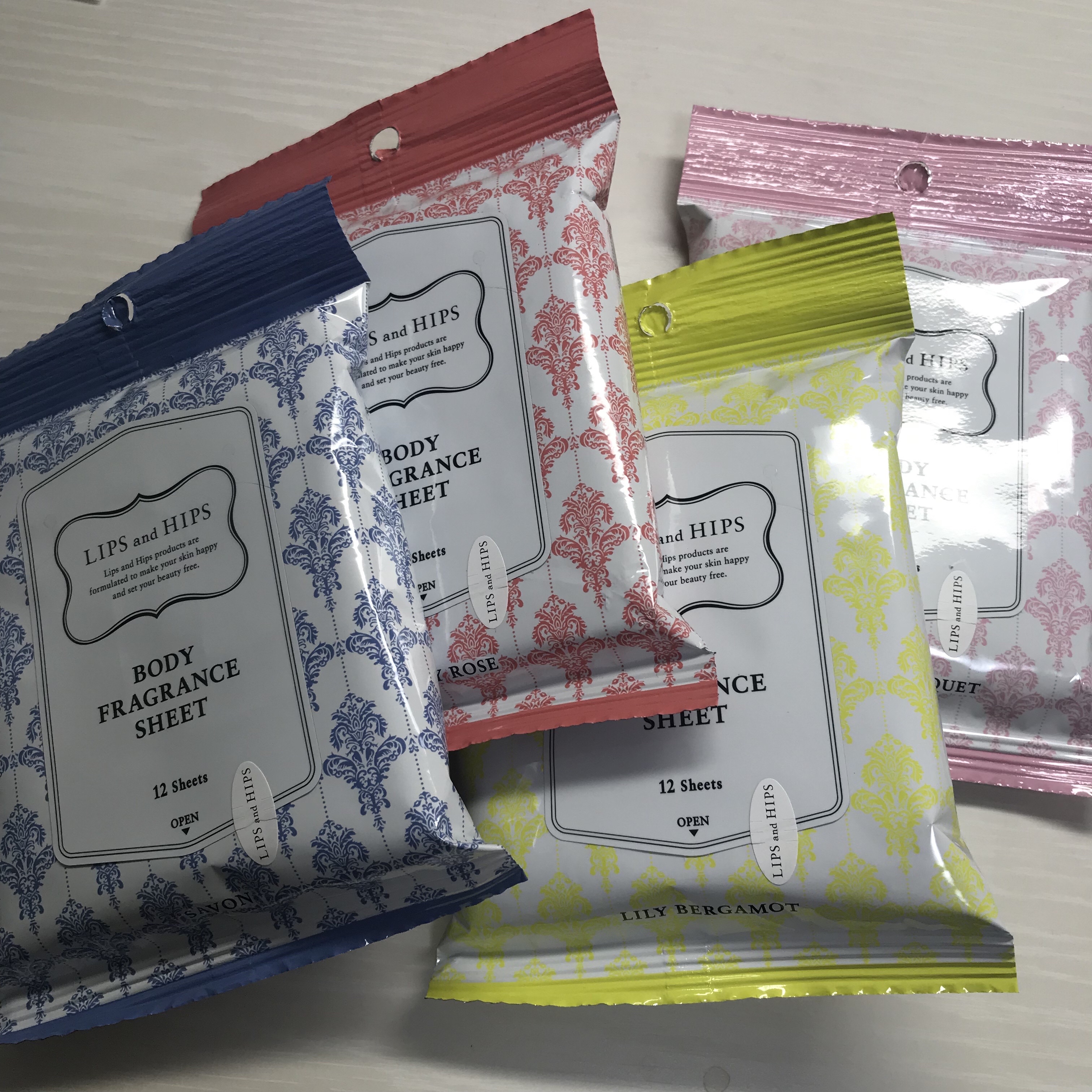 ボディフレグランスシート/LIPS and HIPS/ボディシートを使ったクチコミ（1枚目）