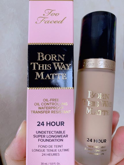 ボーン ディス ウェイ アンディテクタブル 24H マット ファンデーション/Too Faced/リキッドファンデーションを使ったクチコミ(1枚目)