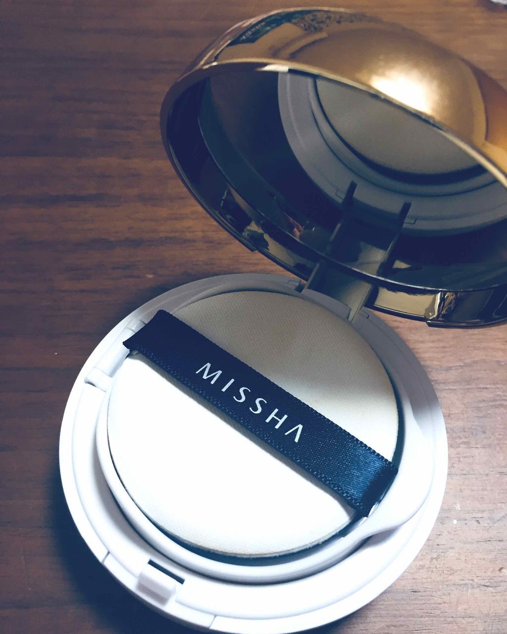 M クッション ファンデーション(モイスチャー)/MISSHA/クッションファンデーションを使ったクチコミ（2枚目）