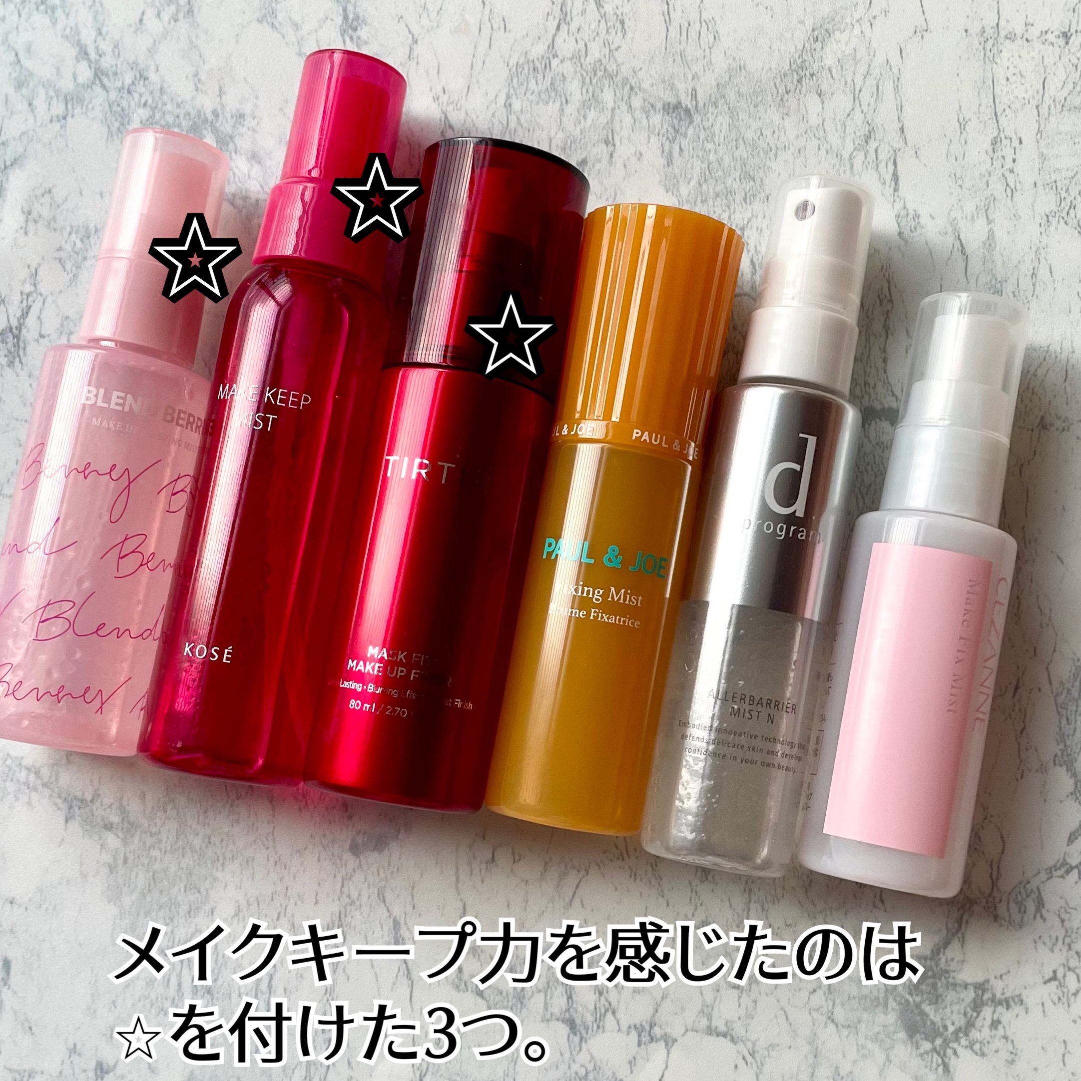 マスクフィット メイクアップフィクサー/TIRTIR(ティルティル)/フィックスミストを使ったクチコミ（2枚目）