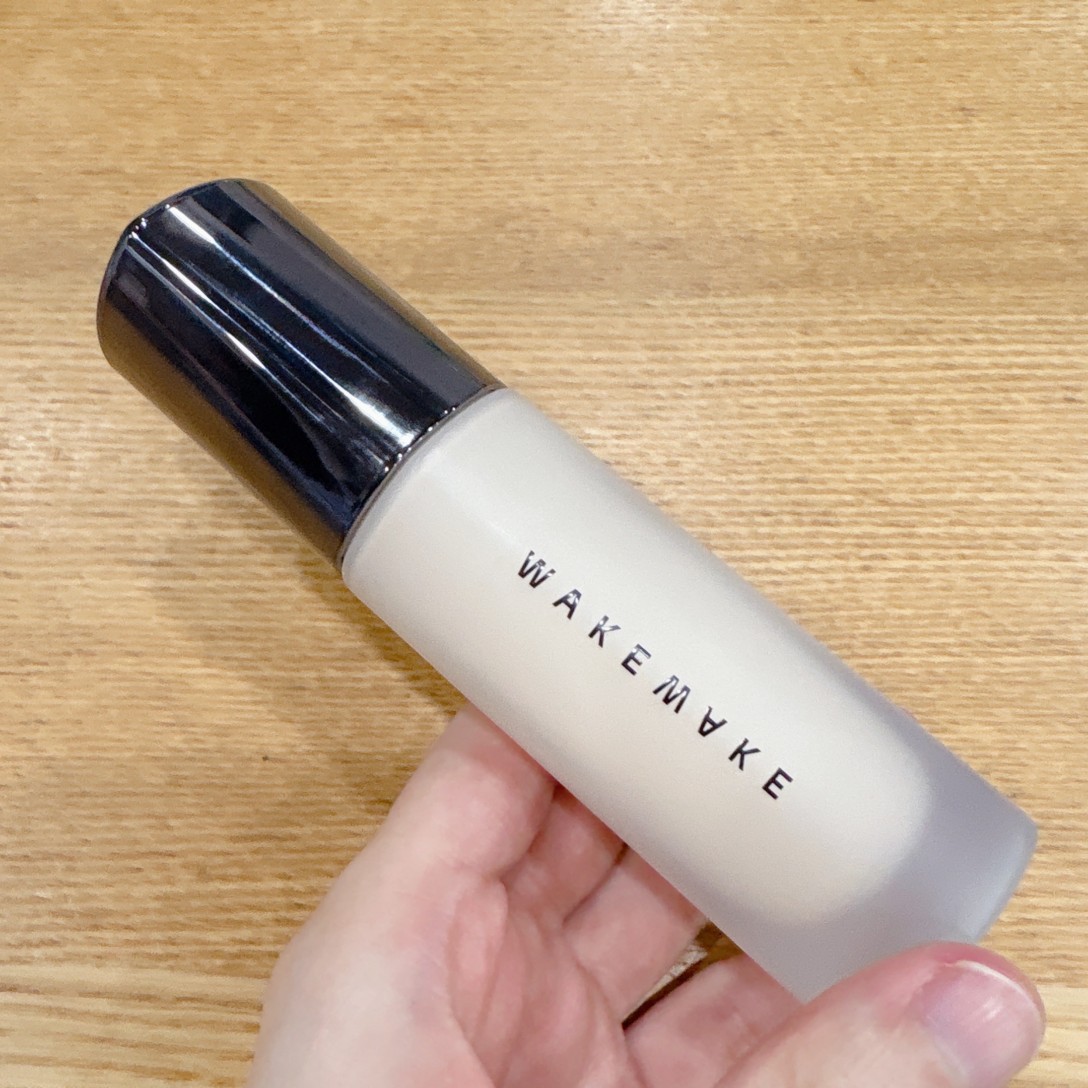 ウォーターベルベットカバーファンデーション/wakemake/リキッドファンデーションを使ったクチコミ（2枚目）