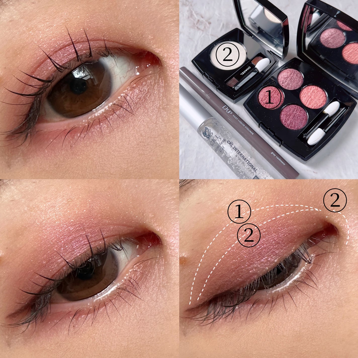 レ キャトル オンブル ツイード/CHANEL/アイシャドウパレットを使ったクチコミ(5枚目)