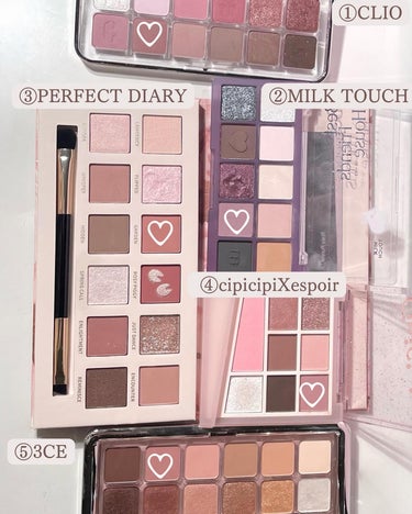 3CE NEW TAKE EYESHADOW PALETTE/3CE/アイシャドウを使ったクチコミ（2枚目）