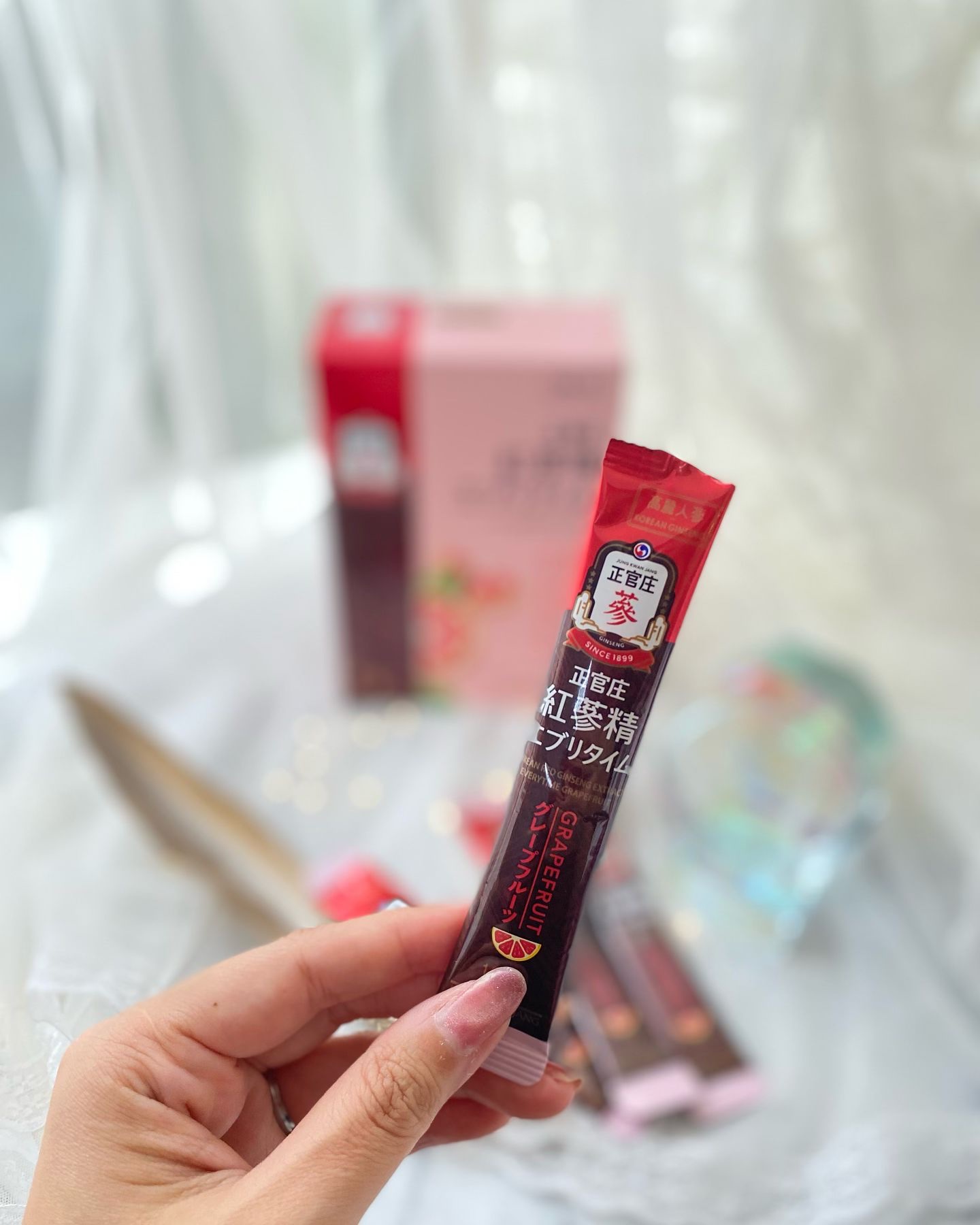 紅参精 エブリタイムグレープフルーツ/正官庄/健康サプリメントを使ったクチコミ（2枚目）